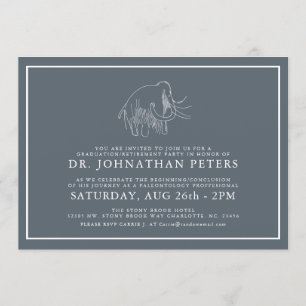 Convites A arqueologia mínima Graduation Retirement convid