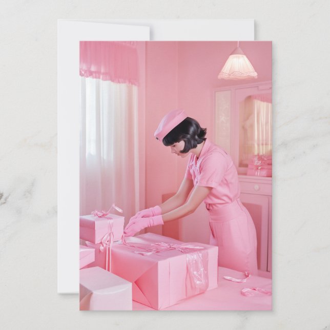 Convites A Arte da Maçã Rosa (Frente)