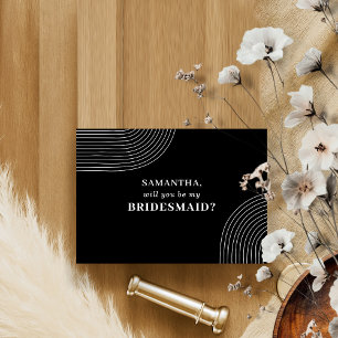 Convites A Arte Geométrica Branca Negra Seja a minha madrin