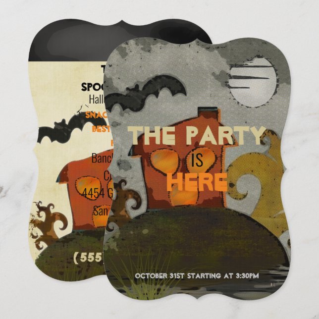 Convites A Arte Popular Fantasmagórica dos Spookz (Frente/Verso)