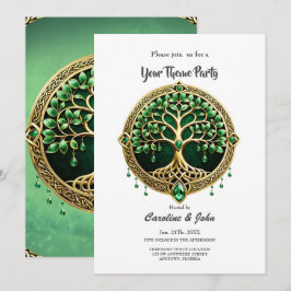 Convites A árvore da vida com nós Celtas.