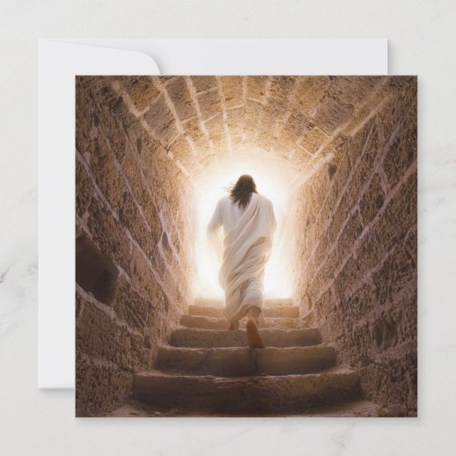 Convites A Ascensão – Jesus Caminhando Para a Luz (Frente)