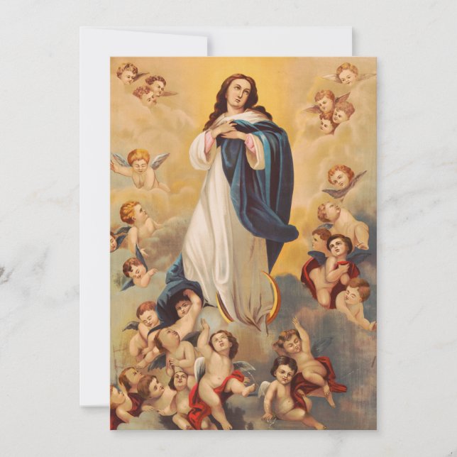 Convites A Assunção da Virgem Maria (Frente)