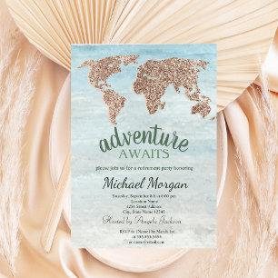 Convites A Aventura Aguarda A Aposentação Do Mapa Mundial