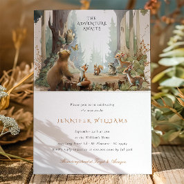 Convites A Aventura Aguarda O Chá de fraldas Da Madeira