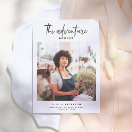 Convites A Aventura Começa A Graduação De Fotos Moderna