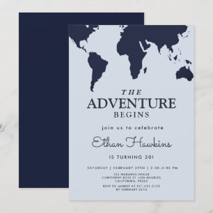 Convites A Aventura inicia o Aniversário World Viagem Map E