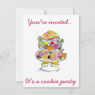 Convites a bandeja que do biscoito você é convidado…, ele é