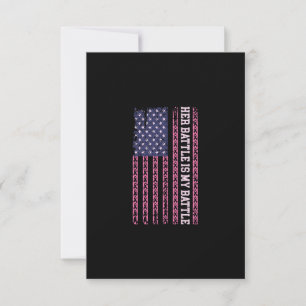 Convites a batalha dela é minha, design para cancer de peit
