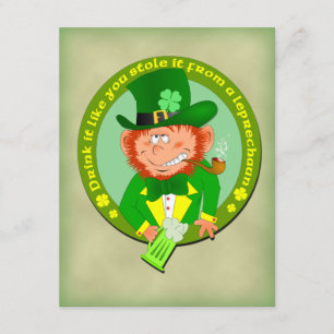 Convites A bebida que engraçada gosta de você roubou-o