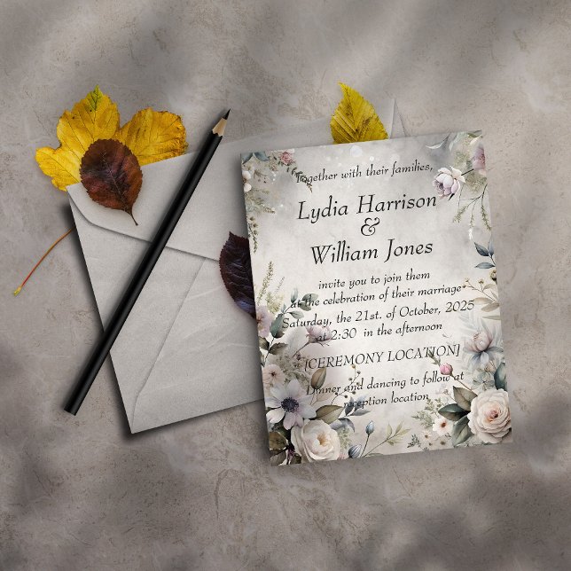 Convites A Beleza das Flores (Criador carregado)