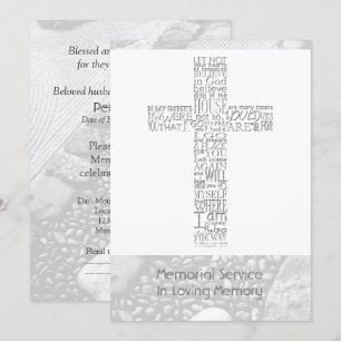 Convites A bíblia Verses a cerimonia comemorativa 3 de Joh