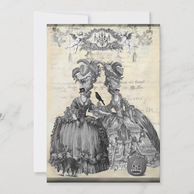 Convites A Bola de Halloween (Frente)