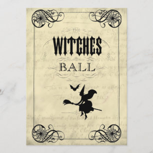 Convites A bola o Dia das Bruxas das bruxas
