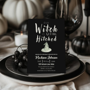 Convites A Bruxa Está Ficando Chá de panela Preta