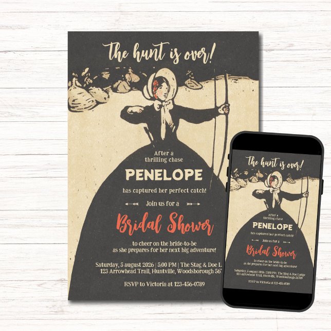 Convites A Caça Está Sobre O Chá de panela (Criador carregado)