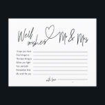 Convites A caligrafia moderna deseja felicidades ao Sr. e à<br><div class="desc">A caligrafia moderna deseja felicidades ao Sr. e à Sra.</div>