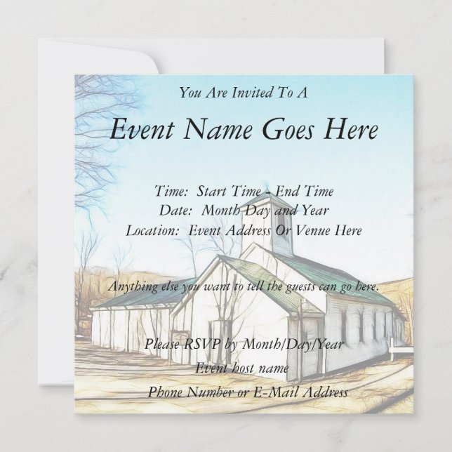 Convites A Capela do País (Frente)