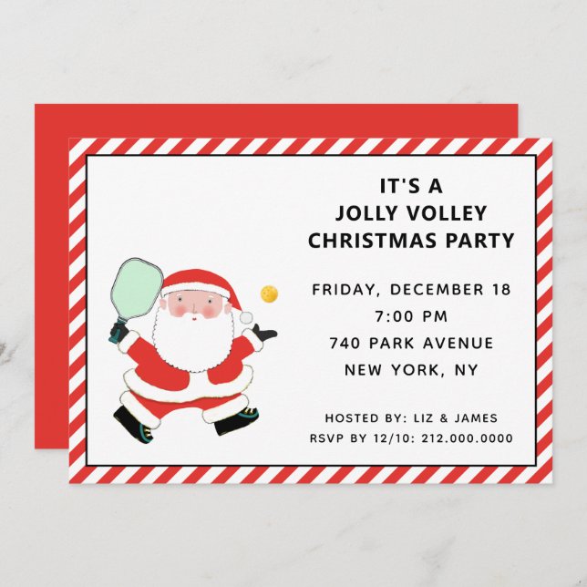 Convites à Casa Aberta de Férias de Natal (Frente/Verso)