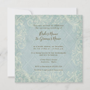 Convites A casa de campo floral pelo mar descasca o