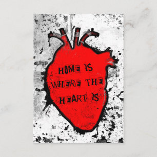 Convites a casa é o lugar onde o coração anatômico est