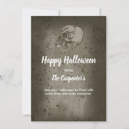Convites A Caveira do Halloween
