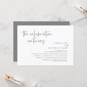 Convites A celebração continua, Partido do Elopemento do Ca