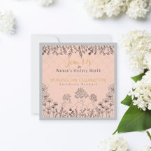 A Celebração do Dia das Mulheres Florais Elegantes