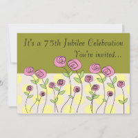Convites à Celebração do Jubileu de 75 anos