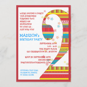 Convites A celebração listra festa de aniversário do nú