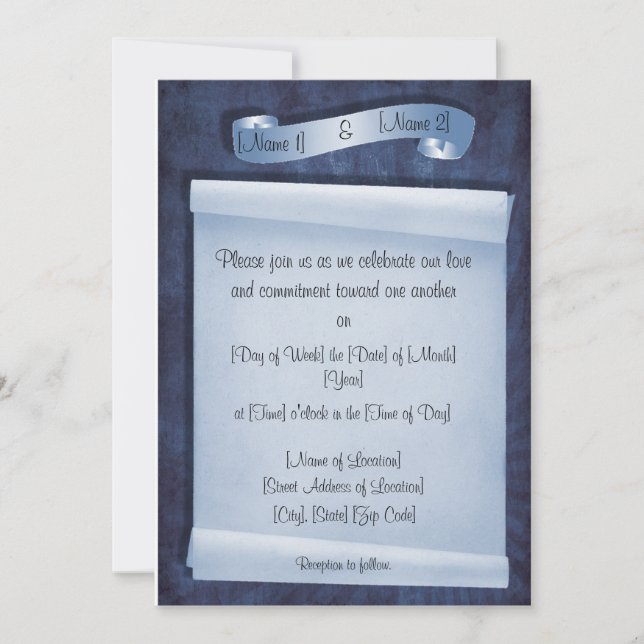 Convites à Cerimônia de Compromisso (Frente)