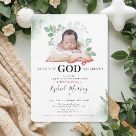 Convites A Child Of God Sip And See Invitation