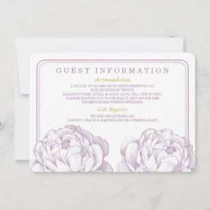 Convites A coleção floral do casamento da peônia bonito
