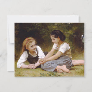 Convites A Colheita de Nozes de Bouguereau de 1882 Les nois