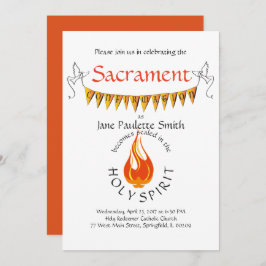 Convites A confirmação convida/anúncio: Vibrante