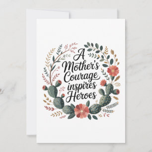 Convites A Coragem de uma Mãe Inspira Heróis
