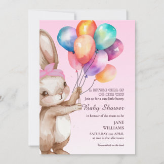 Convites A Cute Little Girl Baby Shower Invitation