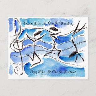 Convites A dança dos dançarinos da nota da música canta 