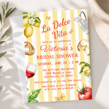 A Doce Vida Chá de Noiva Italiano