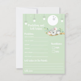 Convites A Dormir nas Previsões do Chá de fraldas Koala e B