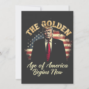 Convites A Era de Ouro da América Começa Agora Trump