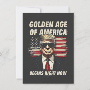 Convites A Era de Ouro da América Começa Agora Trump 4º 