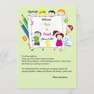 Convites A escola caçoa o disjuntor de gelo Notecard do