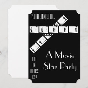 Convites A estrela de cinema Hollywood veste acima o