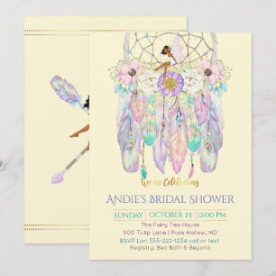 Convites A Fada De Fada Étnica, O Sonho, O Boho, Qualquer 