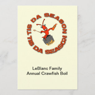 Convites A fervura Tis a Dinamarca dos lagostins tempera