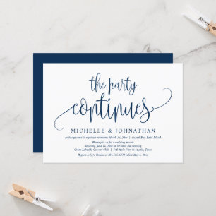 Convites A Festa Continua, Celebração de Casamento Intimo