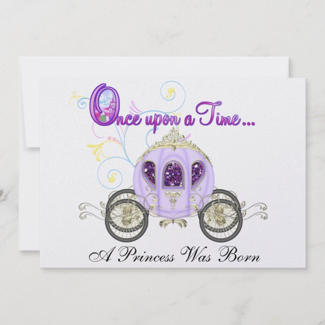 Convites A festa da princesa real - SRF (Frente)