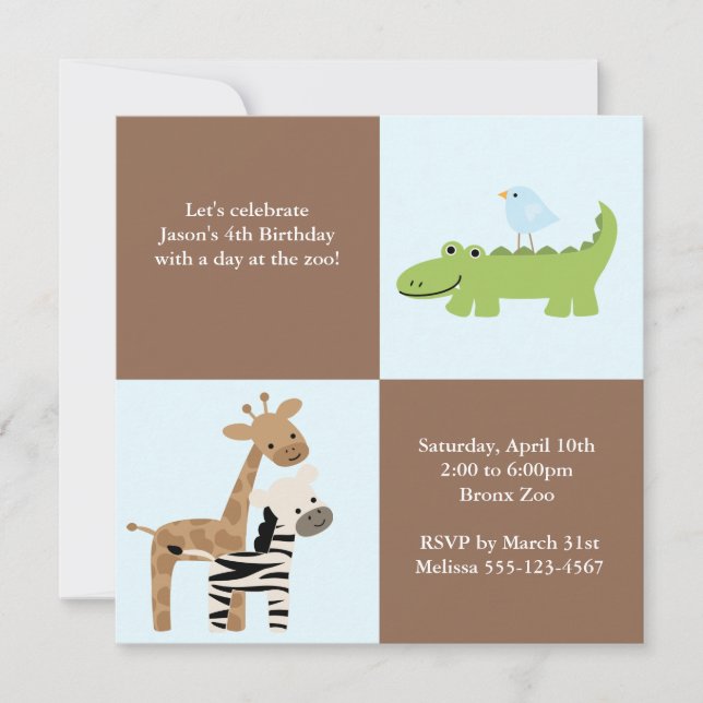 Convites A festa de aniversário das crianças dos amigos do (Frente)