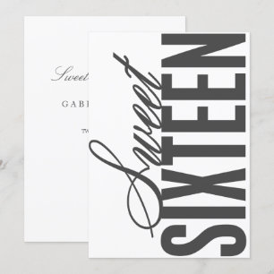 Convites A festa de aniversário do doce dezesseis   convid